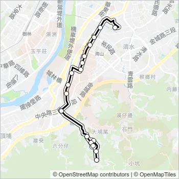 574信義國小 Bus Line Map