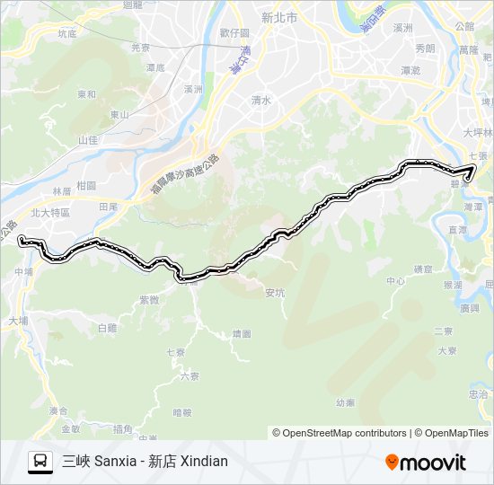 巴士779三峽一站的線路圖