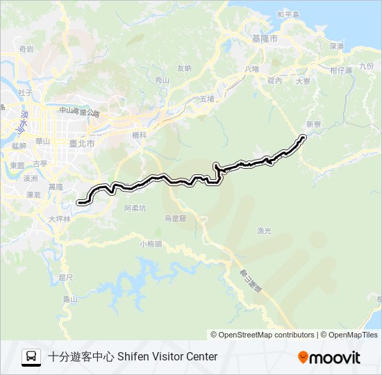 795往十分寮 bus Line Map