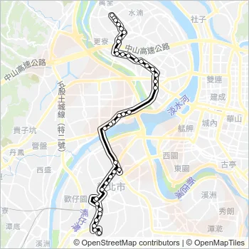 806板橋後站 Bus Line Map