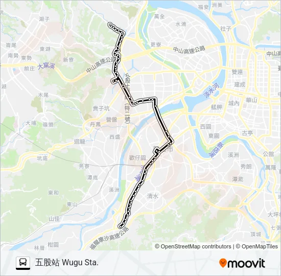 805捷運永寧站 Bus Line Map