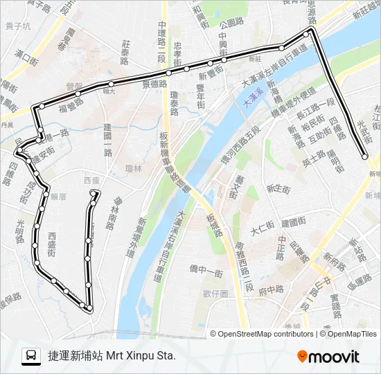 842 Bus Line Map
