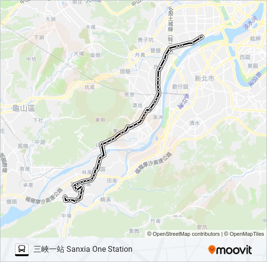 885 bus Line Map