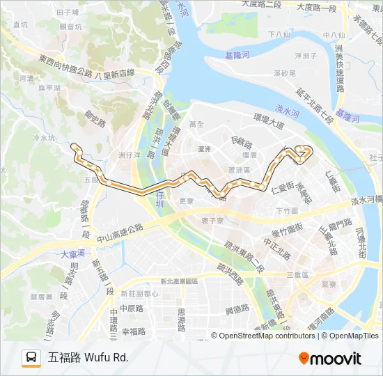 橘13  Line Map