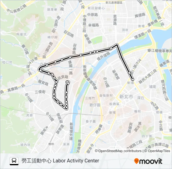 802區 Bus Line Map