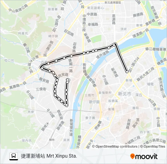 802區 Bus Line Map