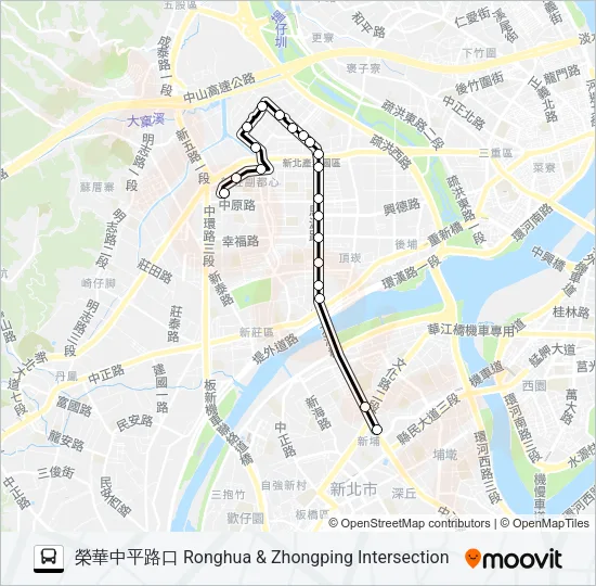 982區 Bus Line Map
