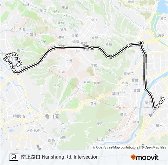 952新北板橋公車站  Line Map