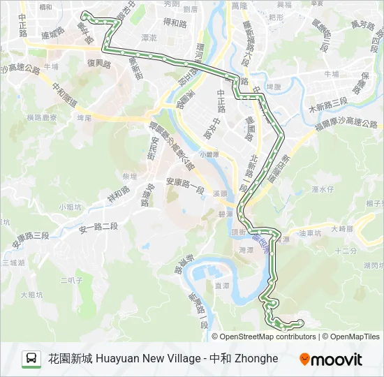 綠3 Bus Line Map