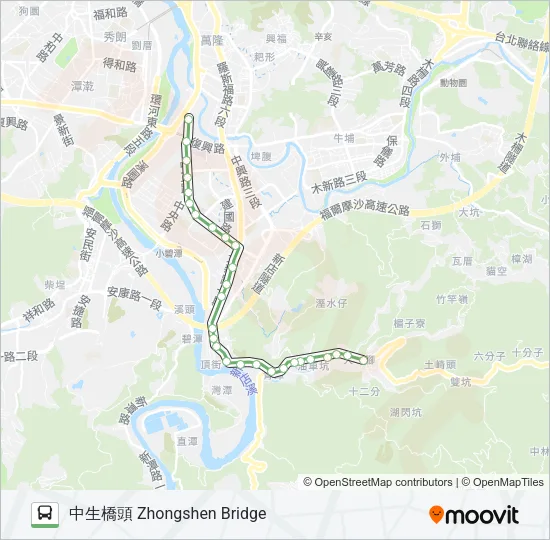 綠5 Bus Line Map
