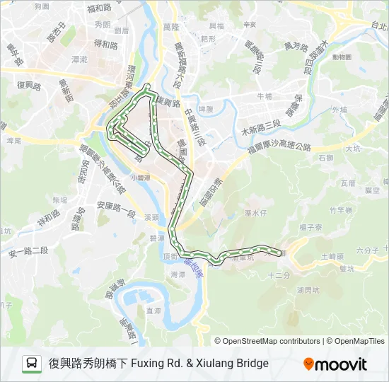 綠5 Bus Line Map