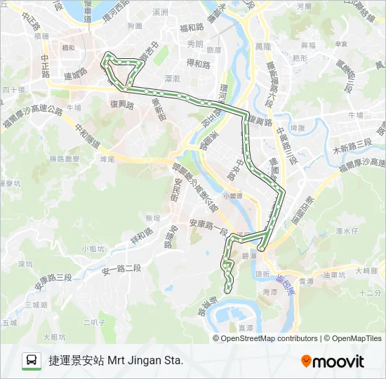 綠6 Bus Line Map