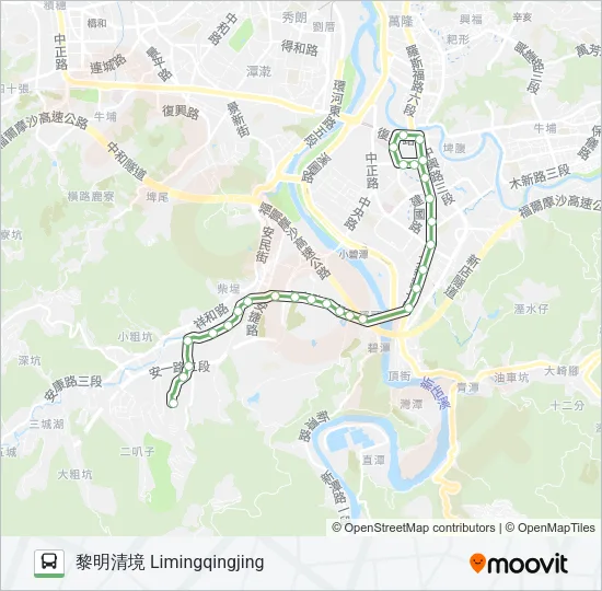 綠7 Bus Line Map