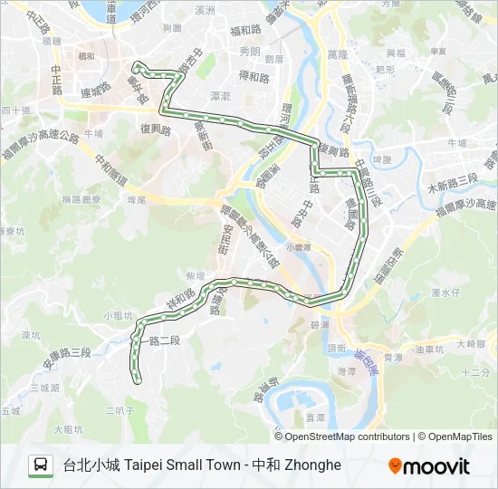綠8 Bus Line Map