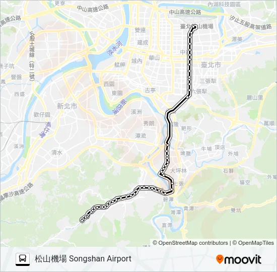 906 Bus Line Map