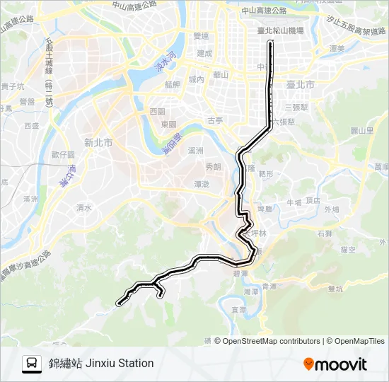巴士909的線路圖