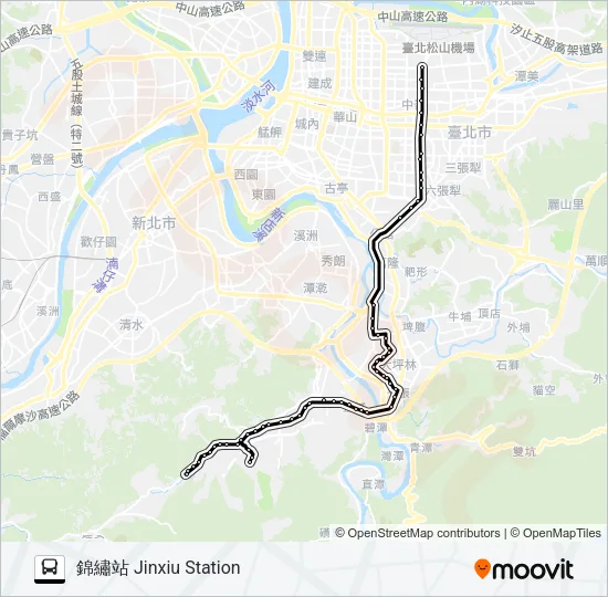 巴士909的線路圖