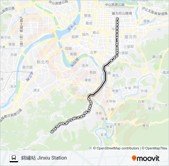 913 Bus Line Map