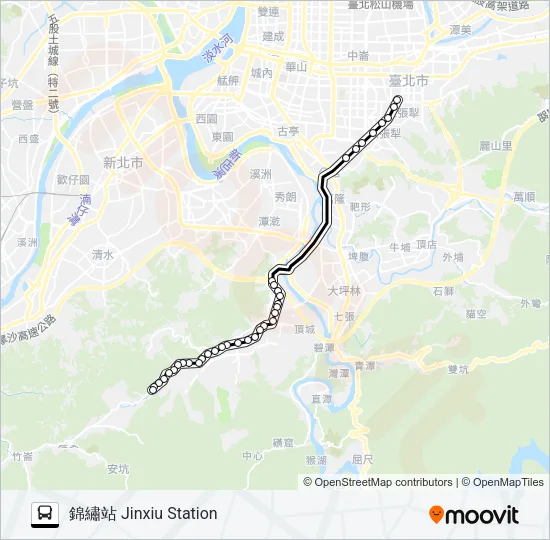935 Bus Line Map