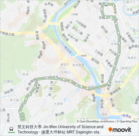 巴士綠10的線路圖