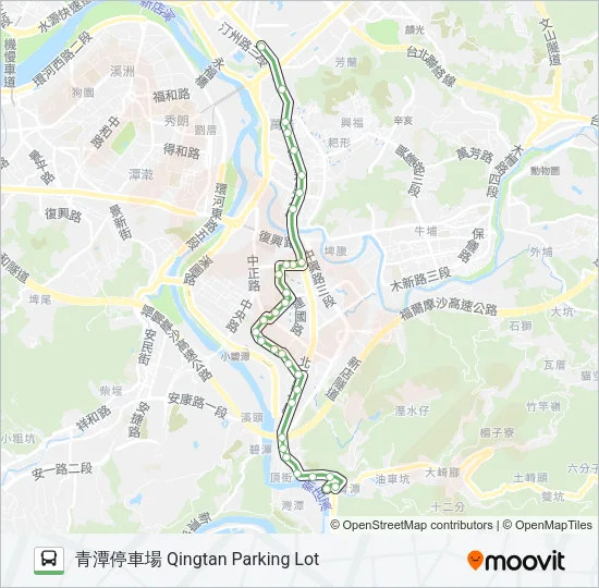 綠13 Bus Line Map