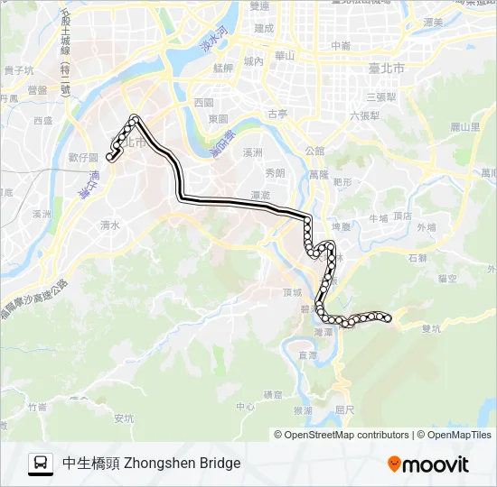 930延 Bus Line Map