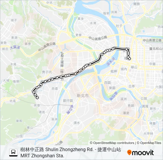 636 Bus Line Map