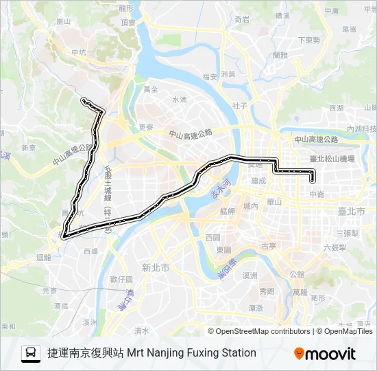 638 Bus Line Map
