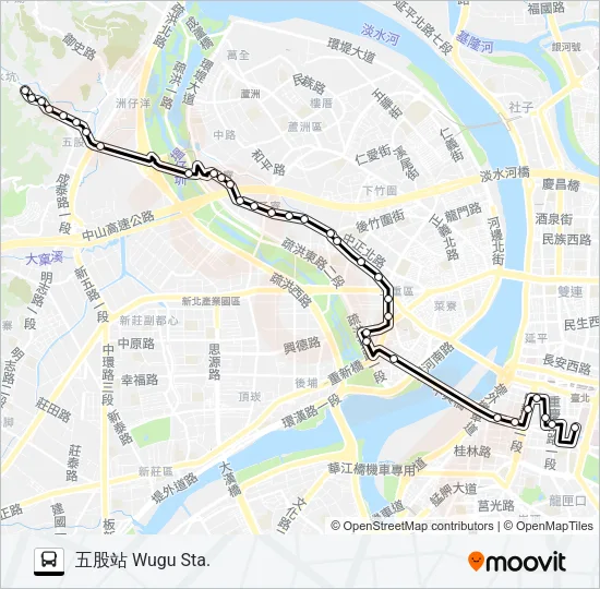 640 Bus Line Map