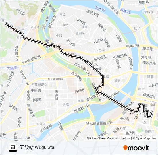 巴士640的線路圖