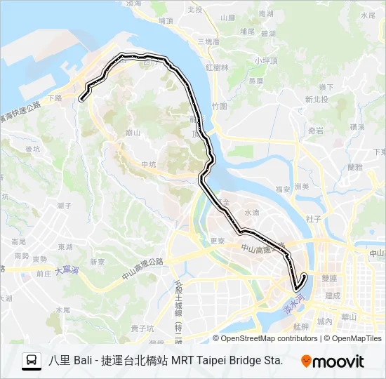 704 Bus Line Map