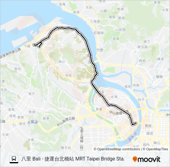 704 Bus Line Map