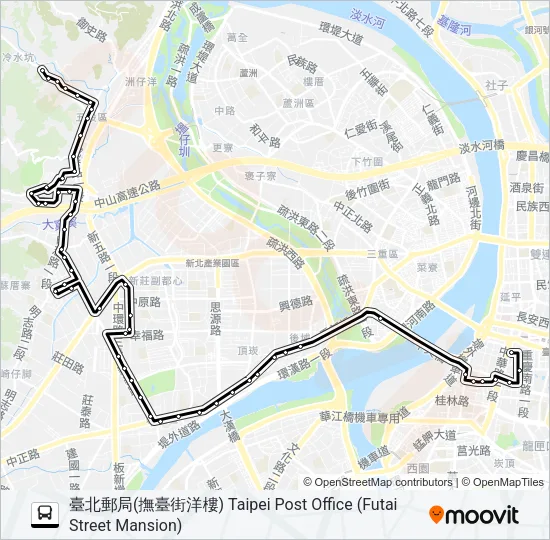 783 Bus Line Map
