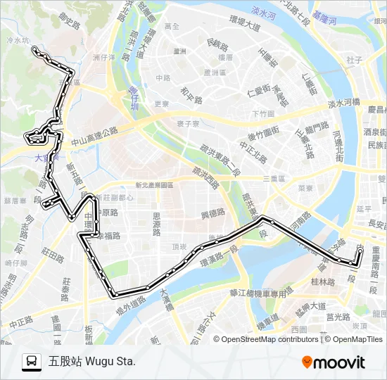 783 Bus Line Map