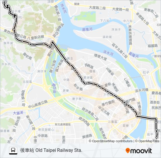 785 bus Line Map