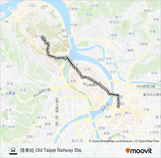 785 Bus Line Map