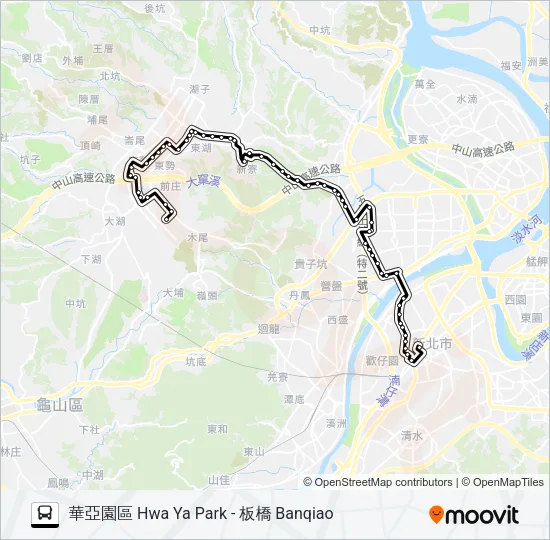 786 Bus Line Map