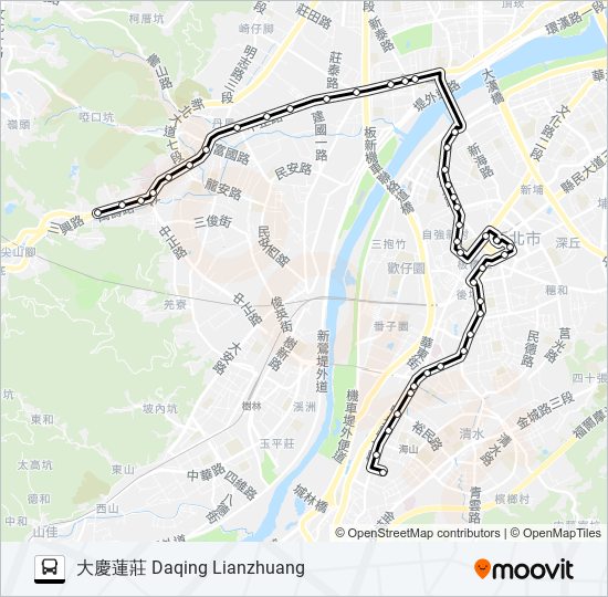 810 bus Line Map