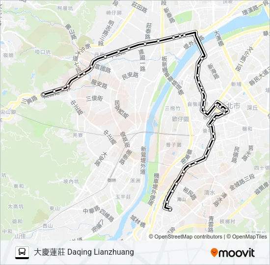 810 Bus Line Map