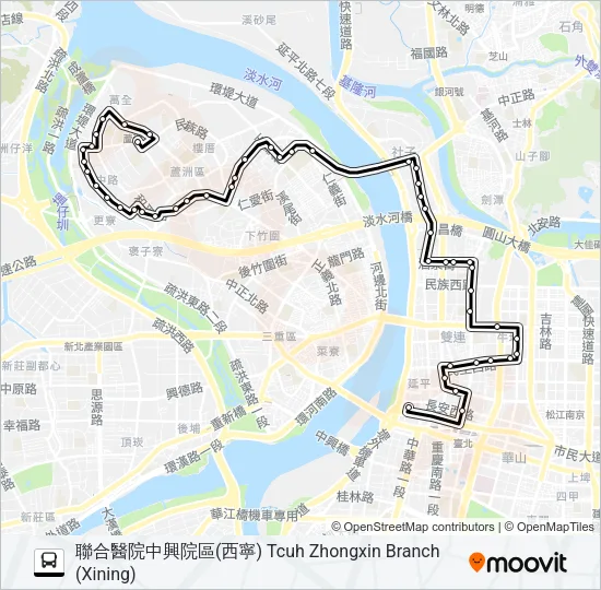 811 Bus Line Map