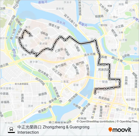 811 Bus Line Map