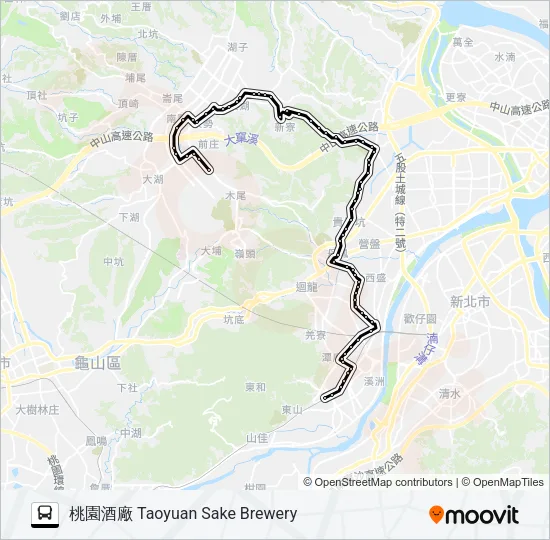 巴士858的線路圖
