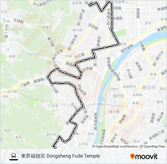 859 Bus Line Map