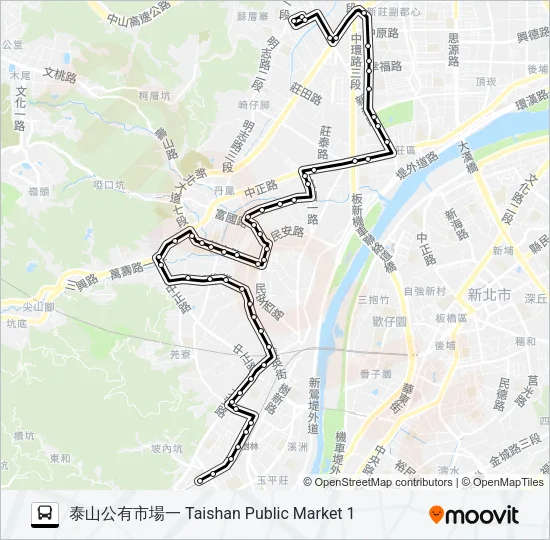 859 Bus Line Map