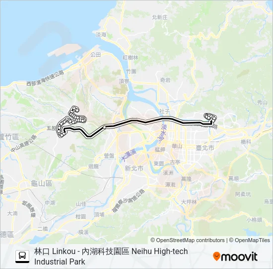946 Bus Line Map