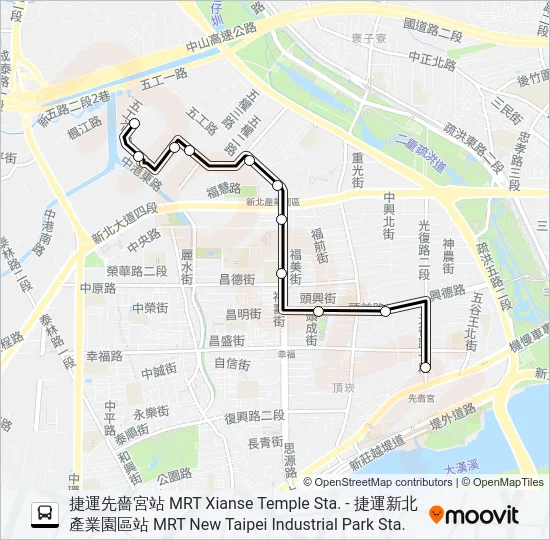 959 Bus Line Map