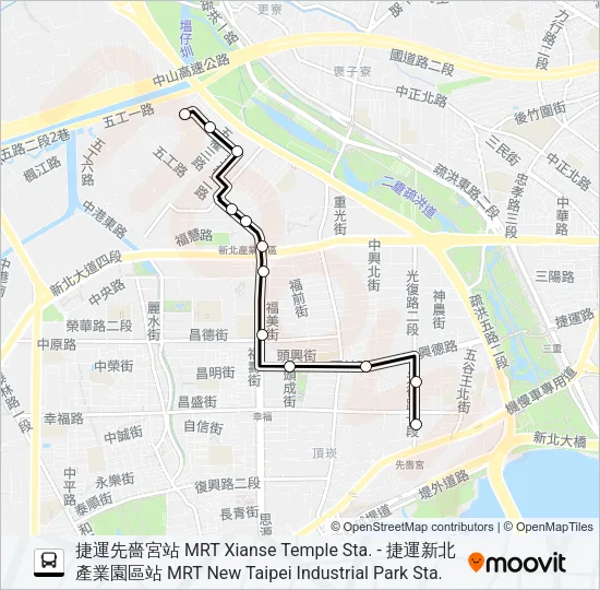 959 Bus Line Map
