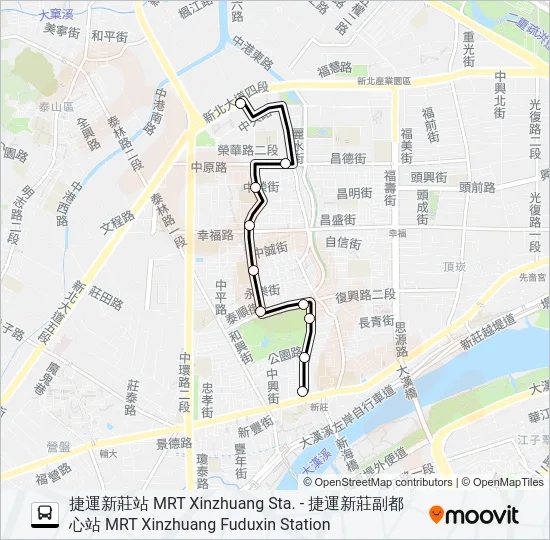 960 Bus Line Map