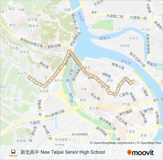 巴士橘19的線路圖