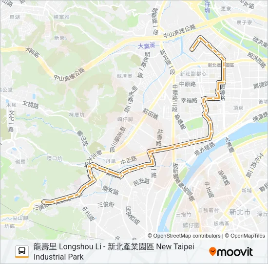 橘21 Bus Line Map